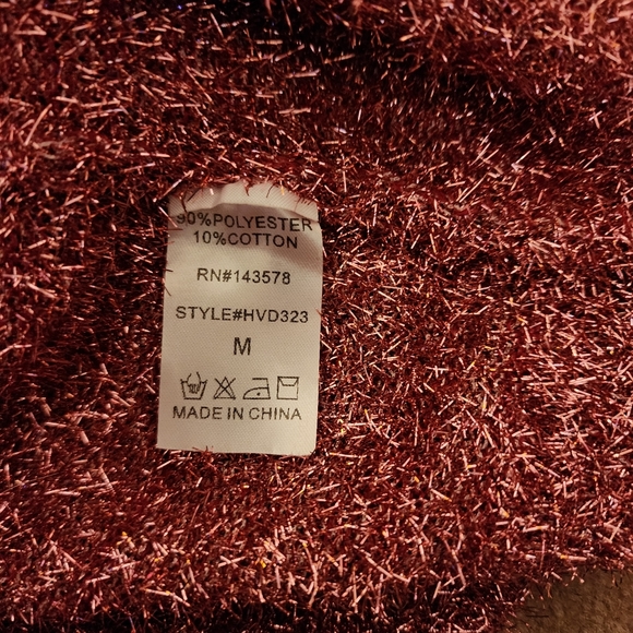 Knitted Pink Tinsel Dress - Picture 6 of 7